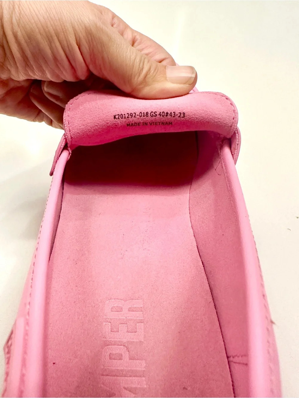 Camper Pink Platform Loafers